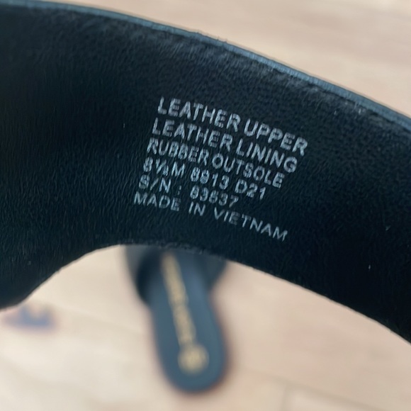 Tory Burch Carson Thong Welt Sandal 8.5 Perfect Black - Picture 4 of 7